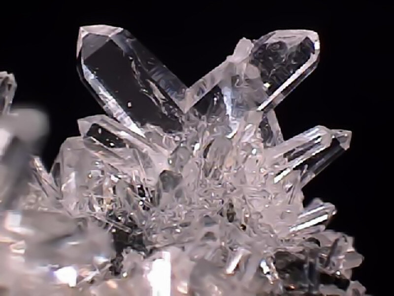 Clear Quartz Crystals — White