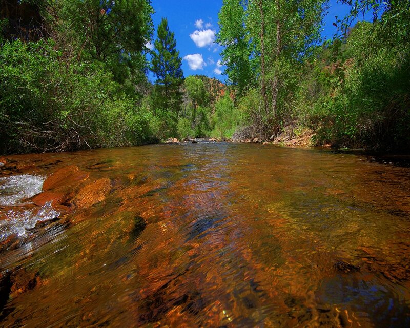 Clear River Flowing — Brown