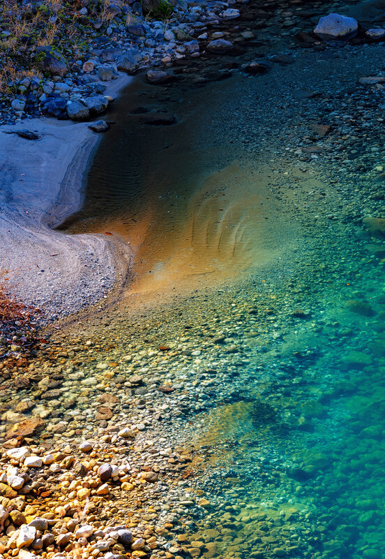 Clear River Water — Blue