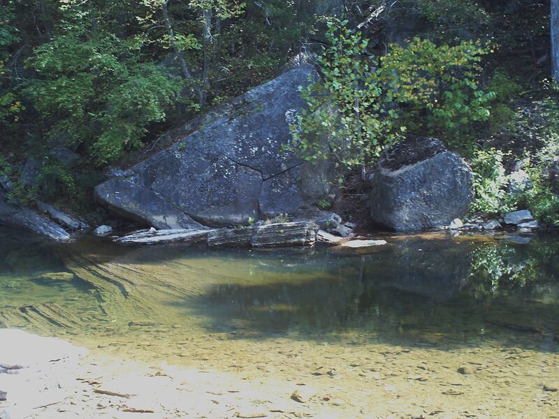 Clear River with Rocks