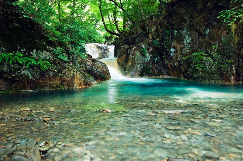 Clear Stream Waterfall