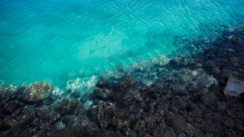 Clear Turquoise Water — Blue, Calm