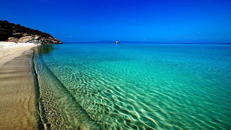 Clear Turquoise Water — Blue, Serene