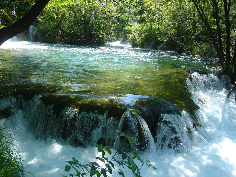 Clear Water Waterfall