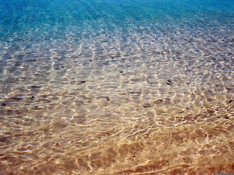 Clear Water with Sand