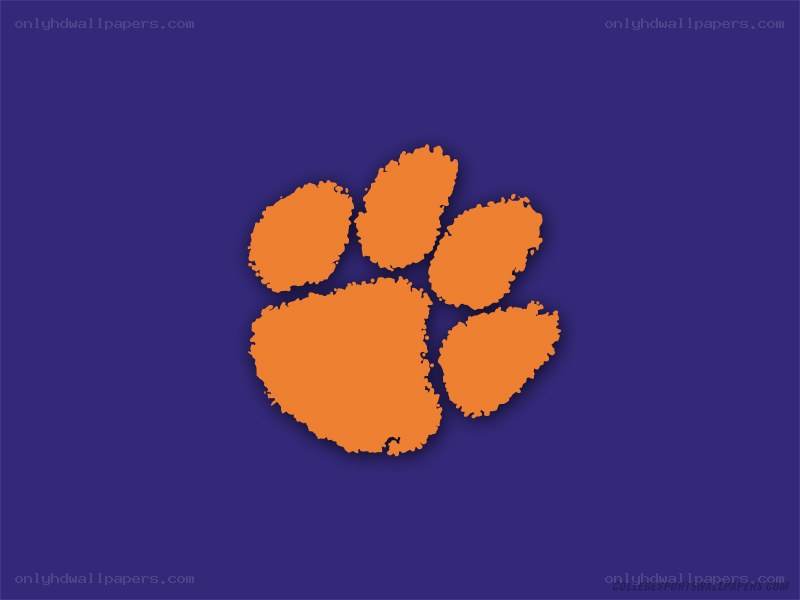 Clemson Tigers paw print
