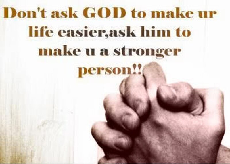 Clenched Hands in Prayer