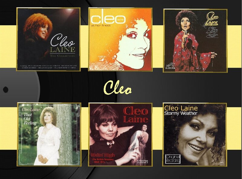 Cleo Laine Album Covers — Black