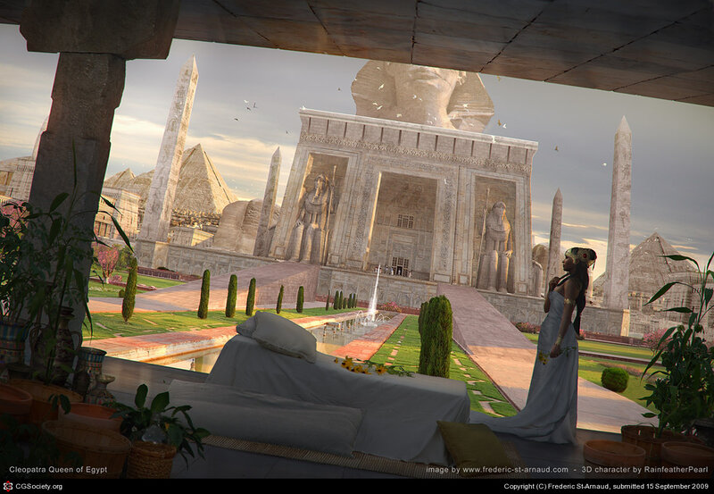 Cleopatra in Egyptian Garden