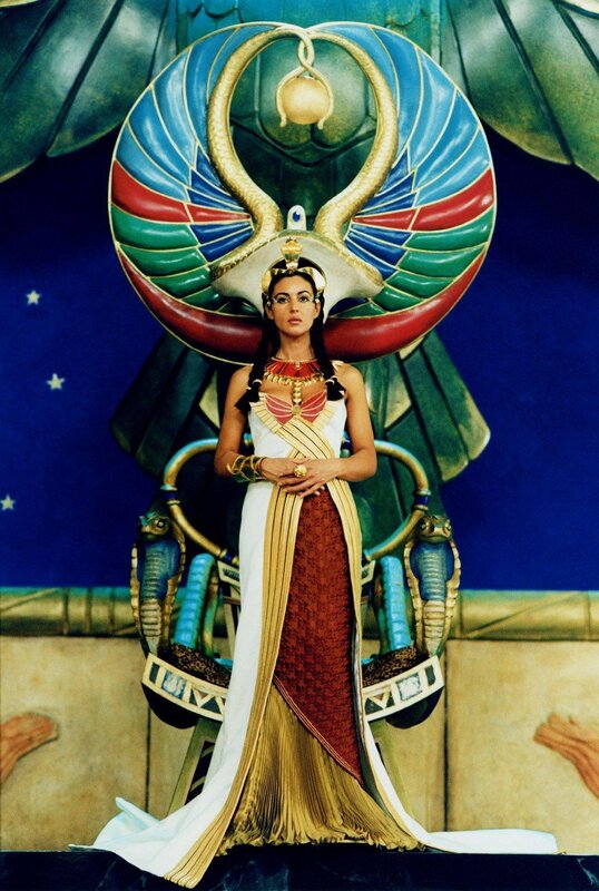 Cleopatra in regal attire