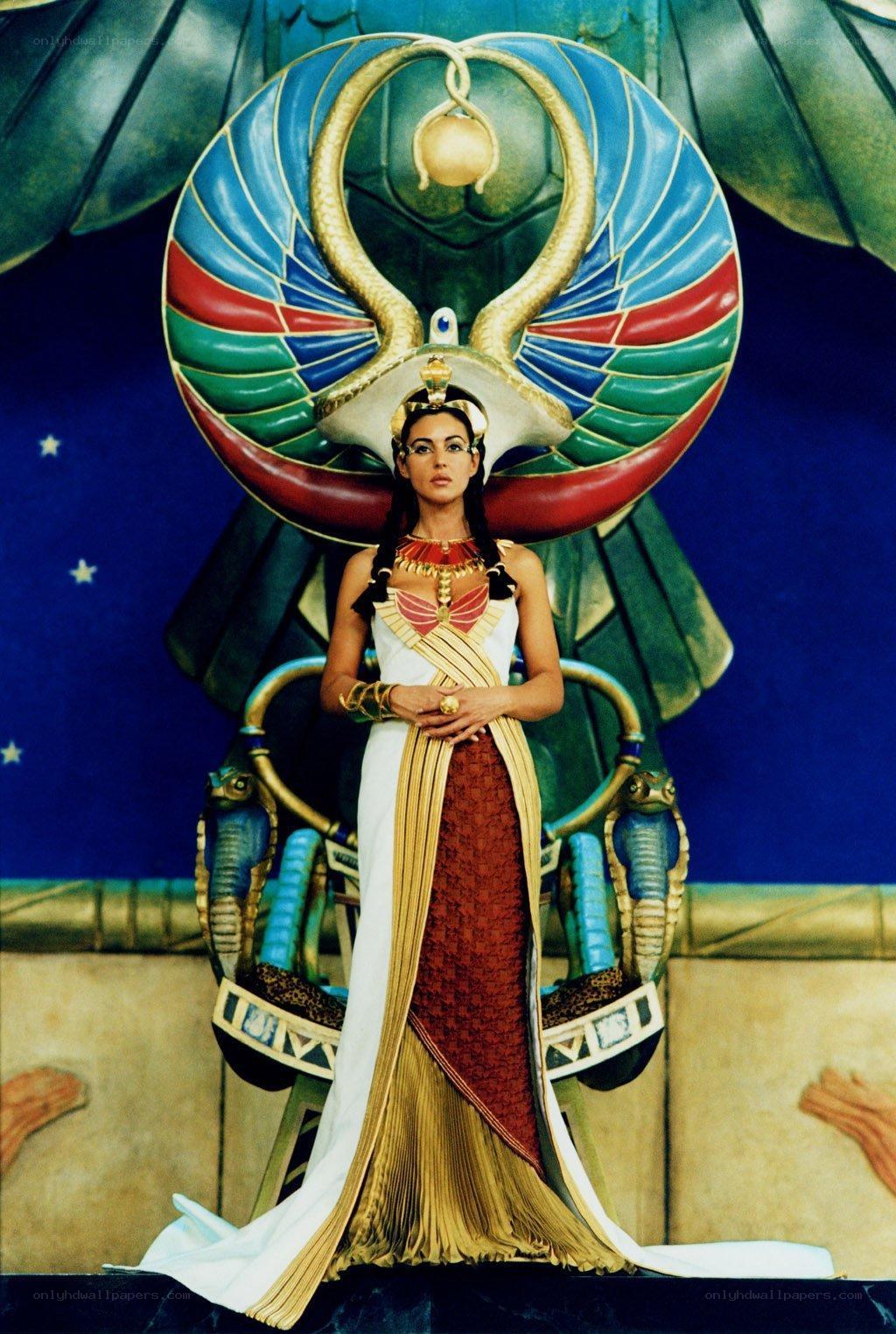 Cleopatra in regal attire