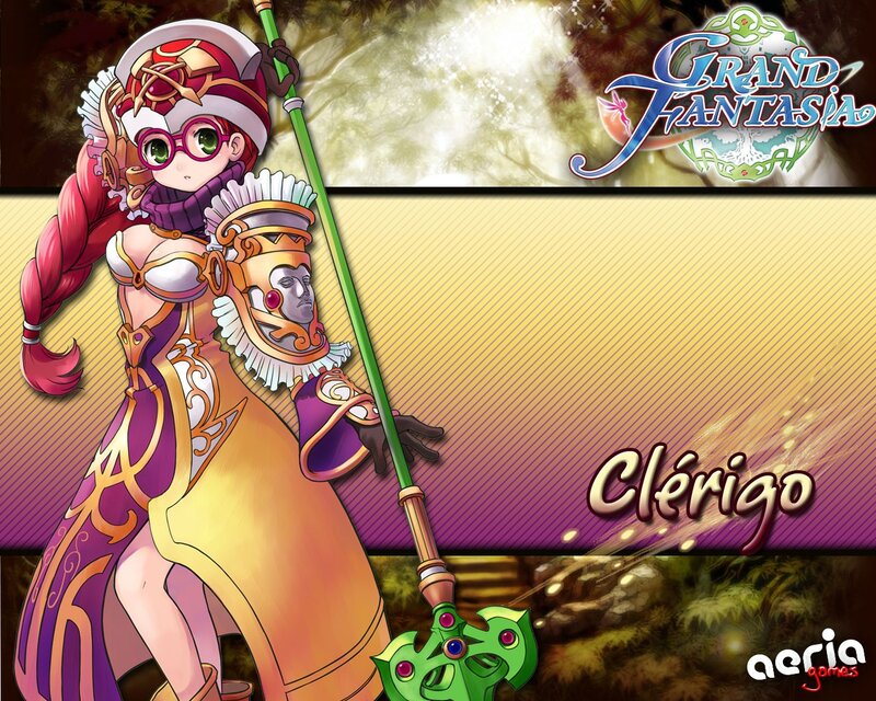 Cleric character from Grand Fantasia