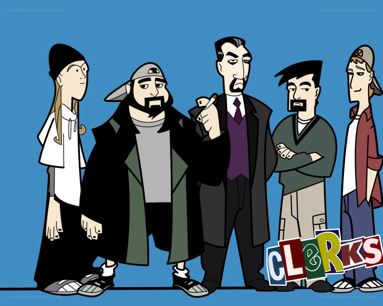 Clerks cartoon characters