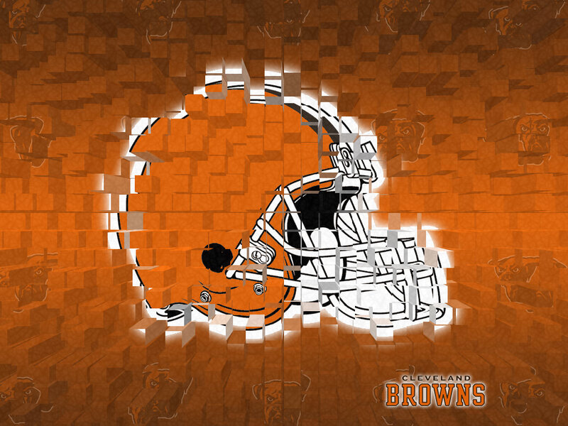 Cleveland Browns helmet art