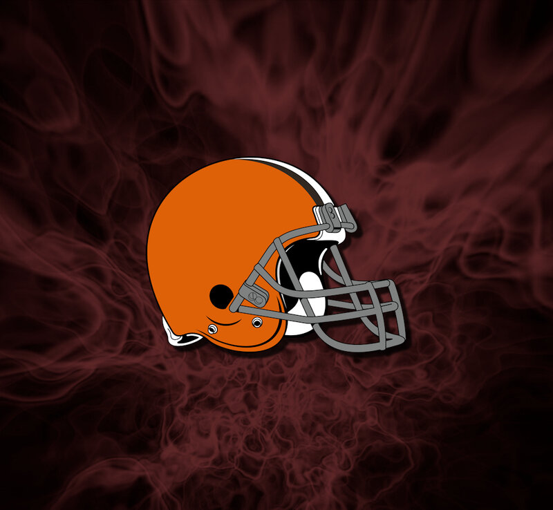 Cleveland Browns Helmet — Orange