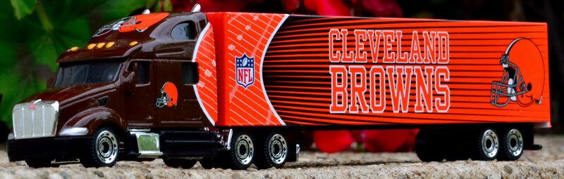 Cleveland Browns Toy Truck — Brown