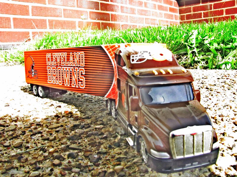 Cleveland Browns Toy Truck