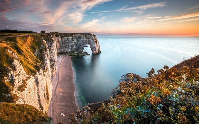 Cliff Arch at Sunset
