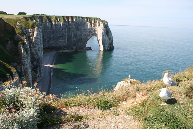 Cliff Arch Formation — Blue, Serene