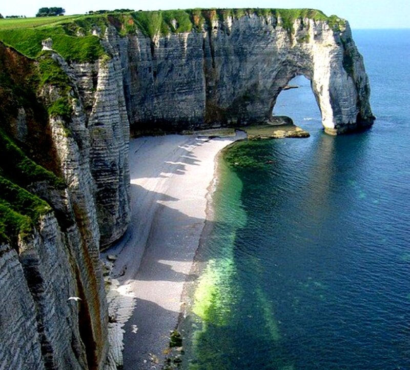 Cliff Arch Formation — Blue