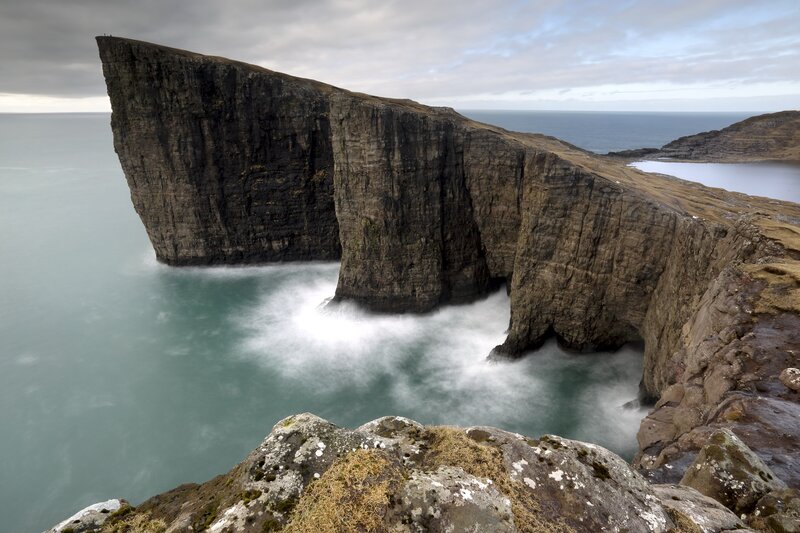 Cliff by the Sea — Gray