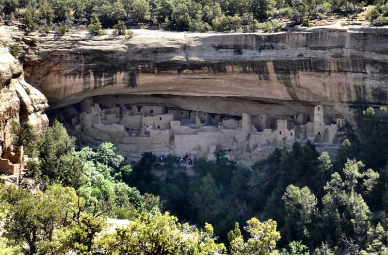 Cliff Dwelling Ruins — Brown