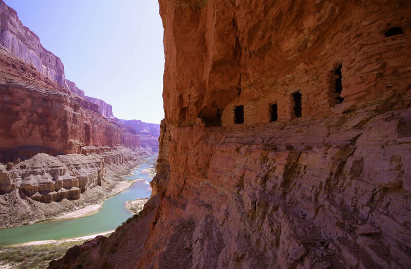 Cliff Dwellings in Canyon