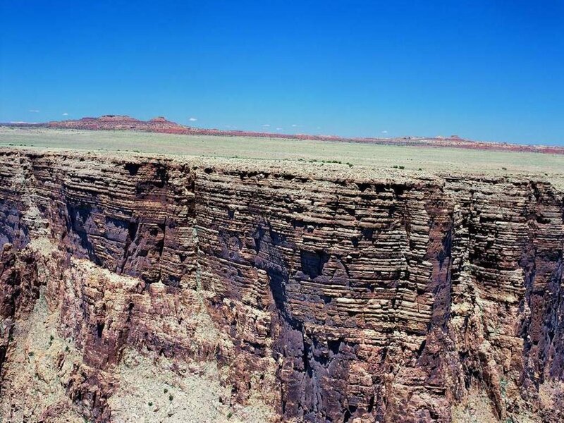 cliff face in desert landscape