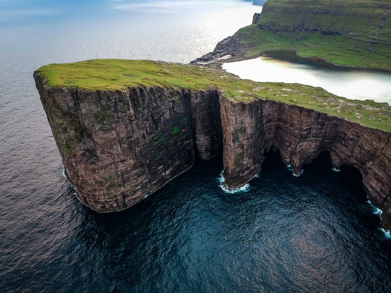 Cliff Formation in Ocean