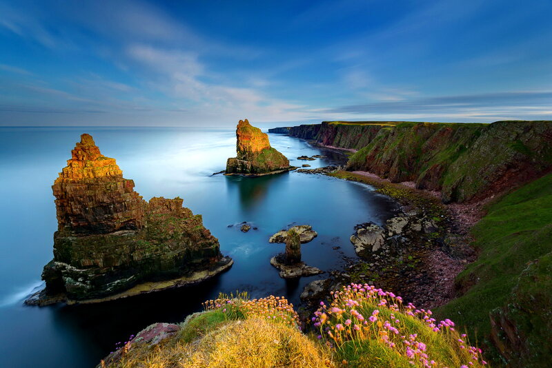 Cliff Formations in Sea