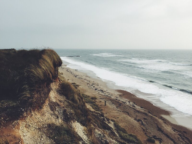 Cliff Overlooking Beach