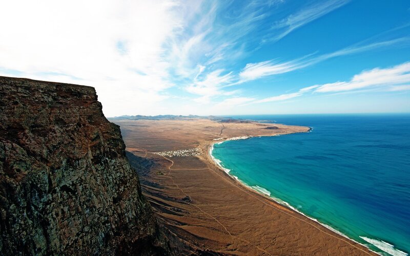 Cliff Overlooking Coastline