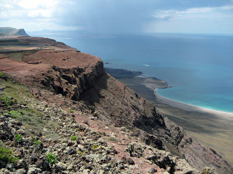 Cliff Overlooking Ocean — Blue, Dramatic