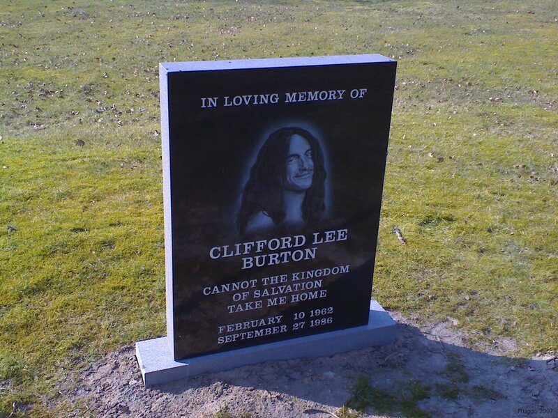 Clifford Lee Burton grave marker