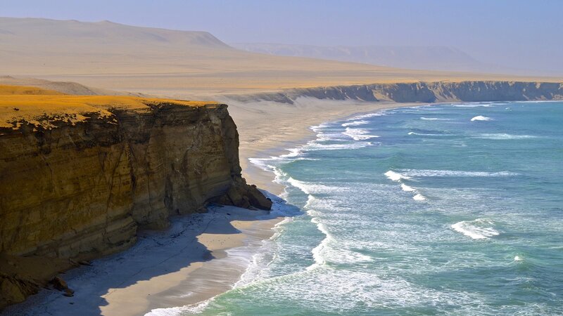 Cliffs Along Desert Coast