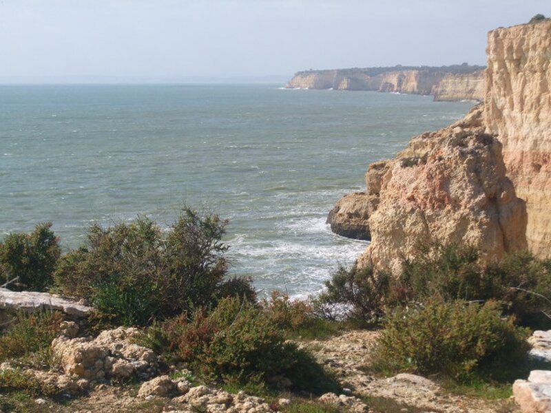 Cliffs Along Ocean Coast — Blue, Serene, Afternoon