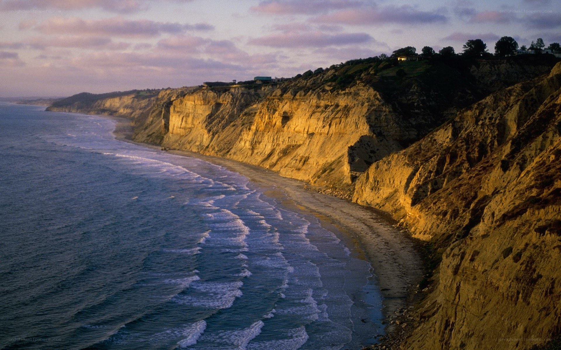 cliffs along the ocean shore