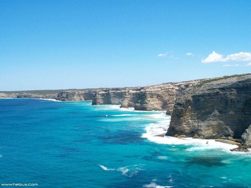 cliffs along turquoise coast