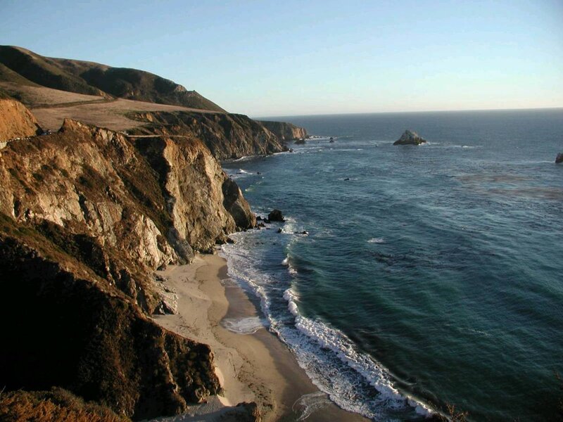 cliffs and ocean coastline