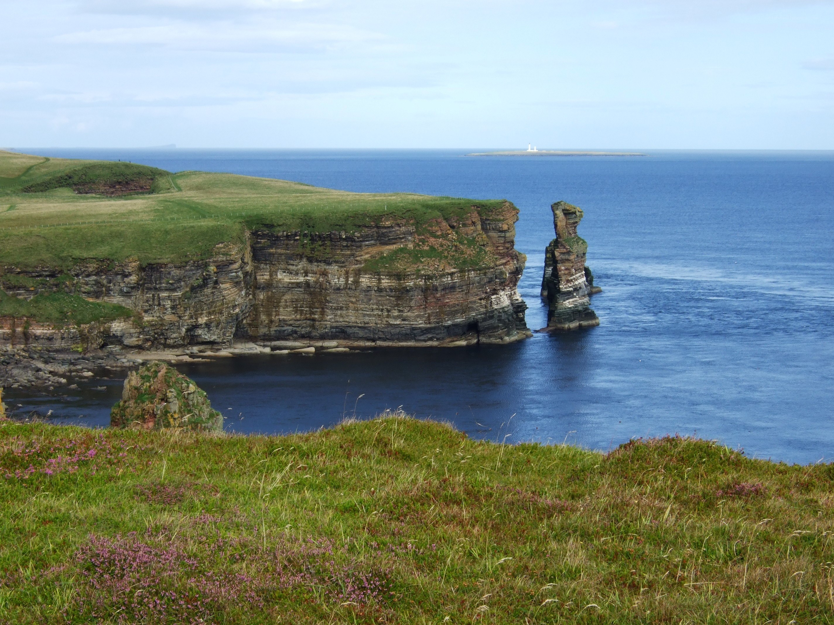 cliffs and sea stacks at neist point