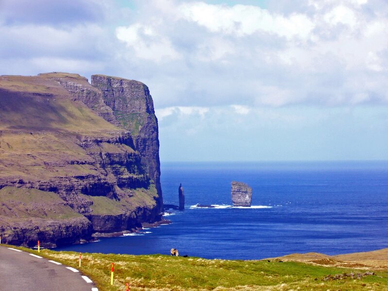 Cliffs and Sea Stacks — Blue