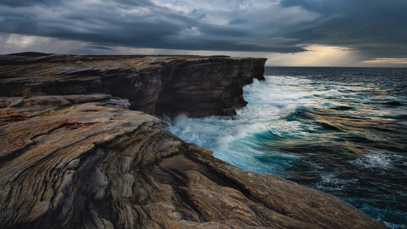 Cliffs at Ocean Coast