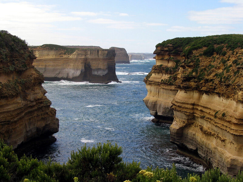 Cliffs at the Ocean
