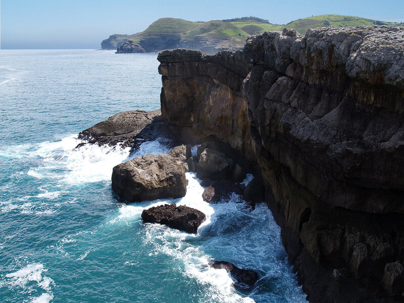 cliffs by the ocean