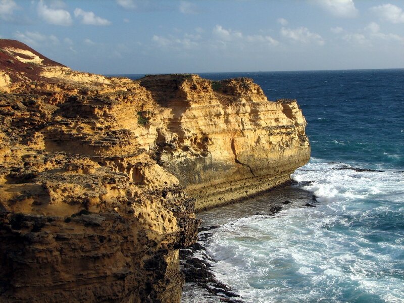 Cliffs by the ocean