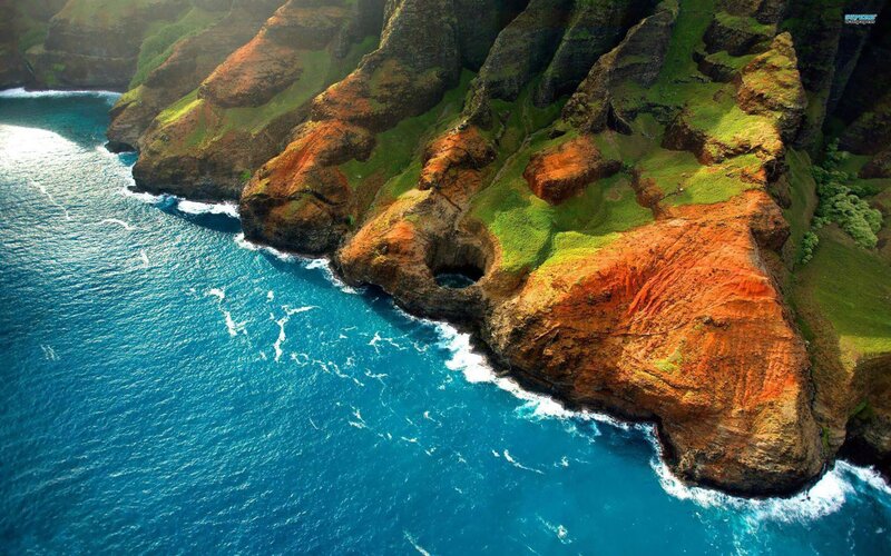 cliffs by the ocean