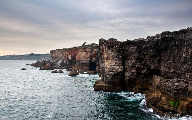 cliffs by the sea
