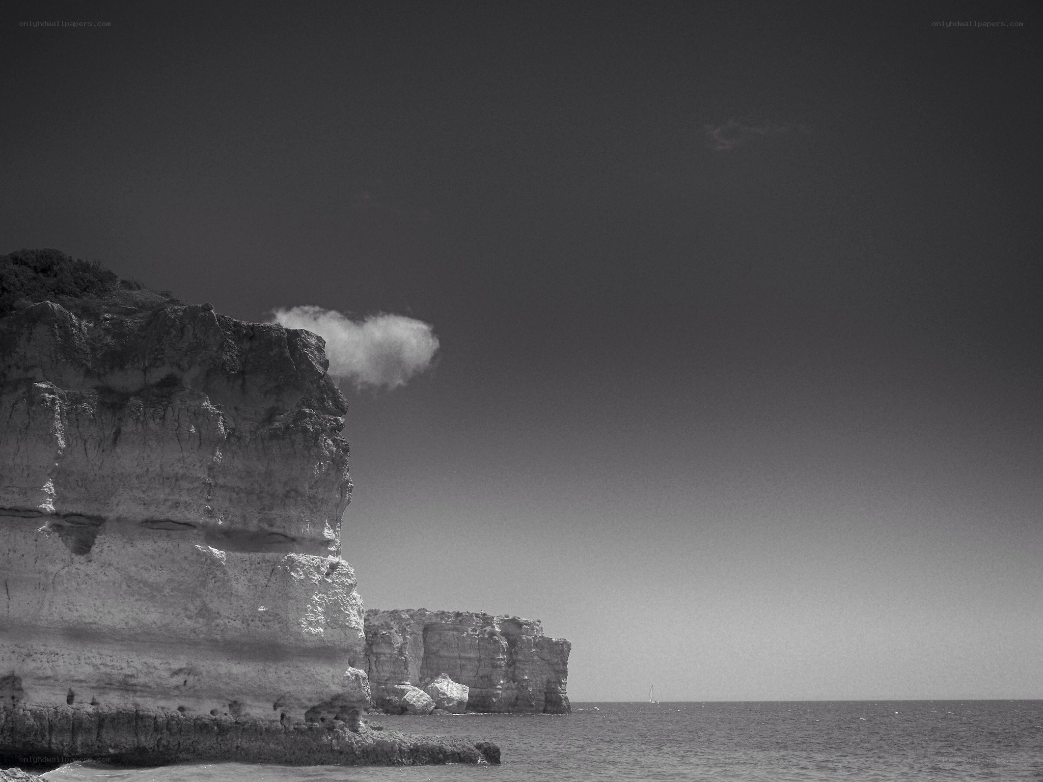 Cliffs by the sea