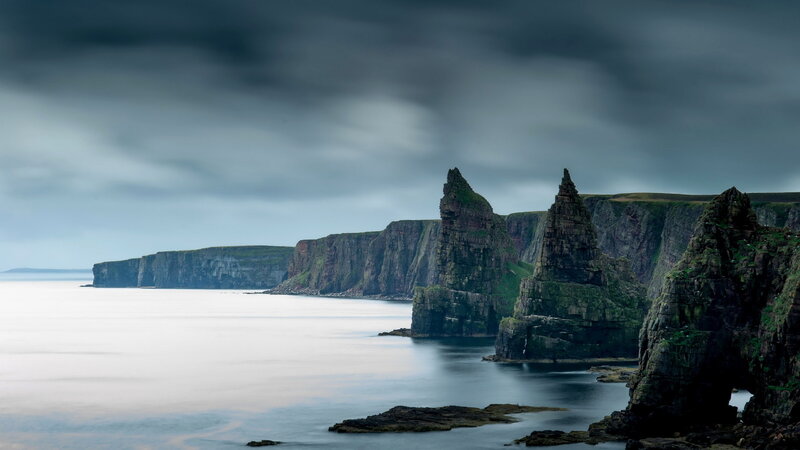 Cliffs by the Sea — Gray