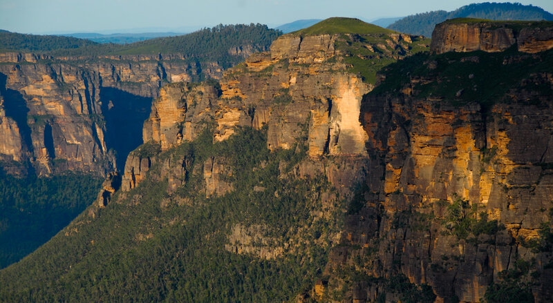 Cliffs in a Canyon